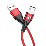 FLOVEME LED Light 2.1A Micro USB Fast Charing Data Cable 1M For Samsung S7 S6 Xiaomi Redmi Note 5