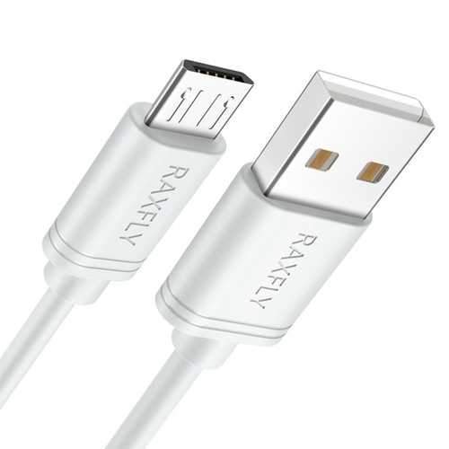 RAXFLY 2.4A Micro USB Fast Charging Data Cable 0.3M For Xiaomi Redmi Note 5 6 S7 Camera MP4