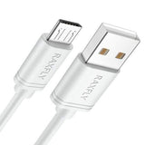 RAXFLY 2.4A Micro USB Fast Charging Data Cable 0.3M For Xiaomi Redmi Note 5 6 S7 Camera MP4