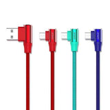 JOWAY LM28 1M USB Type-C 2A 90 Degree Fast Charging Data Cable for Samsung Xiaomi Huawei