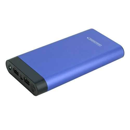InstaCHARGE 16000mAh Dual USB Power Bank Portable Battery Charger Purple