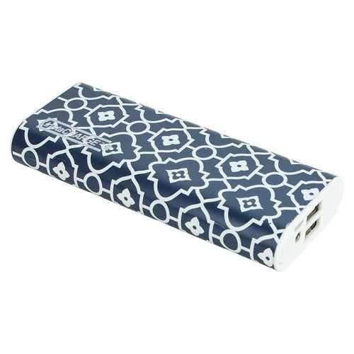 InstaCHARGE 12000mAh Dual USB Power Bank Portable Battery Charger Aztec