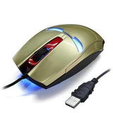 NEWMEN 1000DPI Wired Gaming USB Optical Mouse With Blue LED Light