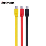 REMAX 2.4A Flat Full Speed Quick Charging Data Cable For Cell Phone