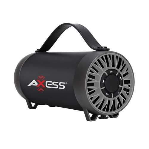 AXESS Portable Bluetooth Speaker Built-In Usb Support Fm Radio Line-In Function Rechargeable Battery